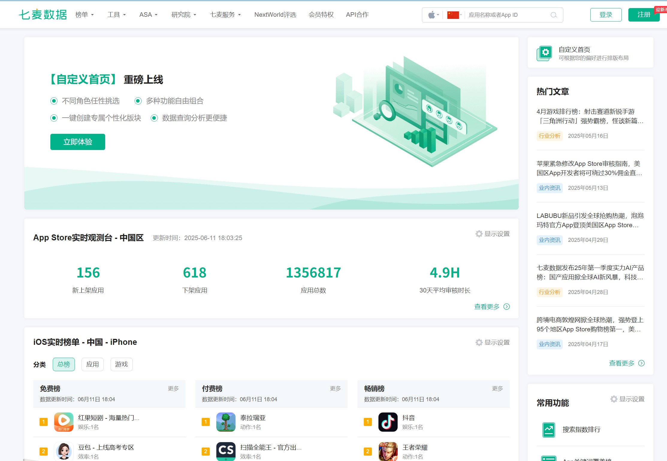 七麦数据